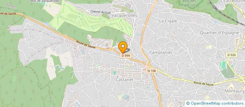 localisation de l'entreprise PHARMACIE DE CASTANET à NIMES