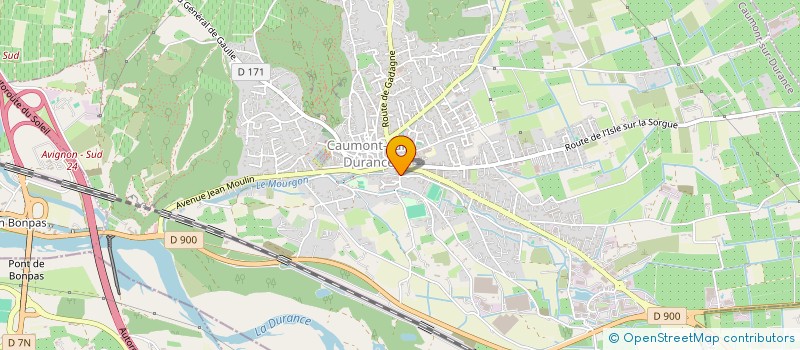 localisation de l'entreprise PHARMACIE DE CAUMONT  CAUMONT-SUR-DURANCE