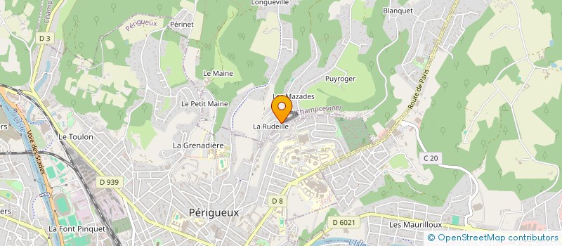 localisation de l'entreprise PHARMACIE DE CHAMPCEVINEL  CHAMPCEVINEL