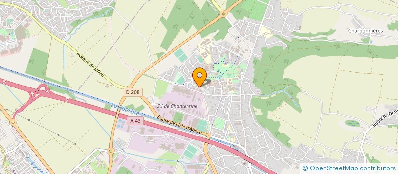 localisation de l'entreprise PHARMACIE DE CHAMPFLEURI à BOURGOIN-JALLIEU