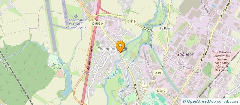 localisation de l'entreprise PHARMACIE DE CHAMPFORGEUIL à CHAMPFORGEUIL