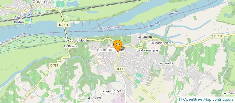 localisation de l'entreprise PHARMACIE DE CHAMPTOCEAUX  OREE-D'ANJOU