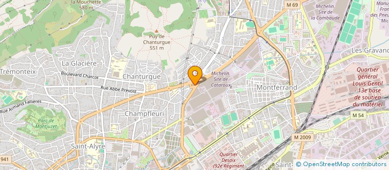 localisation de l'entreprise PHARMACIE DE CHANTERANNE à CLERMONT-FERRAND