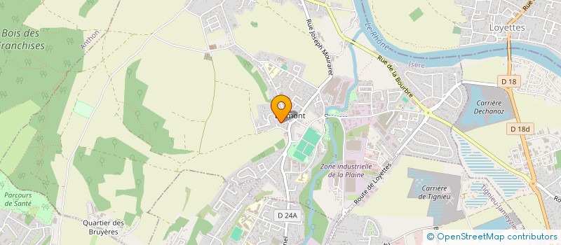 localisation de l'entreprise PHARMACIE DE CHAVANOZ  CHAVANOZ