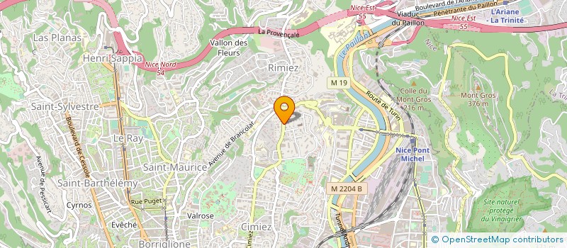 localisation de l'entreprise PHARMACIE DE CIMIEZ à NICE