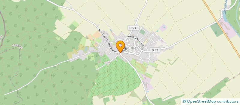 localisation de l'entreprise PHARMACIE DE CORMICY  CORMICY