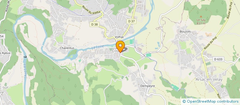 localisation de l'entreprise PHARMACIE DE COUBON  COUBON