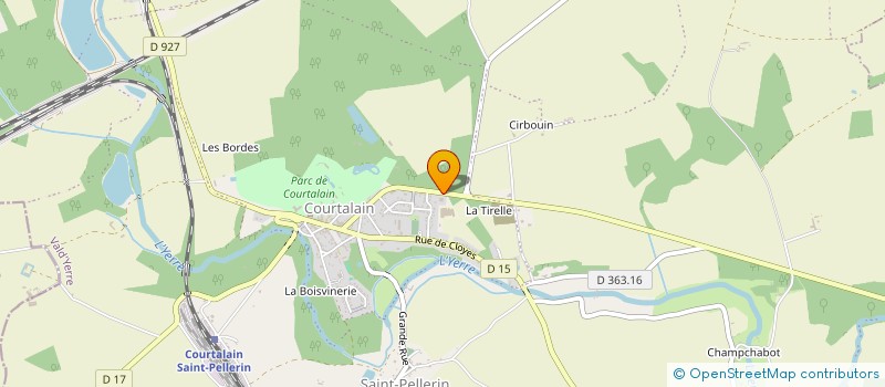 localisation de l'entreprise PHARMACIE DE COURTALAIN à VALD'YERRE