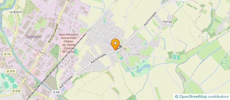 localisation de l'entreprise PHARMACIE DE CRISSEY  CRISSEY