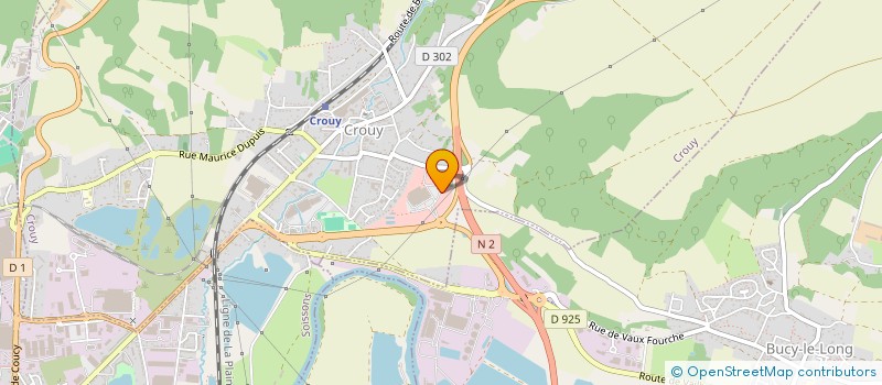 localisation de l'entreprise PHARMACIE DE CROUY  CROUY