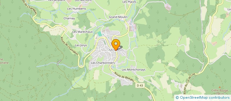 localisation de l'entreprise PHARMACIE DE DEUX-GROSNES  DEUX-GROSNES