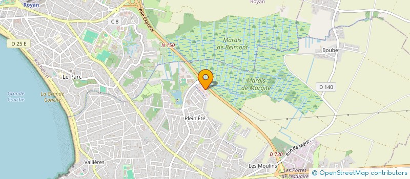 localisation de l'entreprise PHARMACIE DE DIDONNE  SAINT-GEORGES-DE-DIDONNE