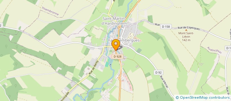 localisation de l'entreprise PHARMACIE DE FAUQUEMBERGUES à FAUQUEMBERGUES
