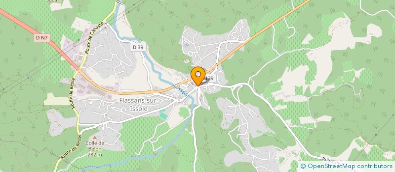 localisation de l'entreprise PHARMACIE DE FLASSANS  FLASSANS-SUR-ISSOLE