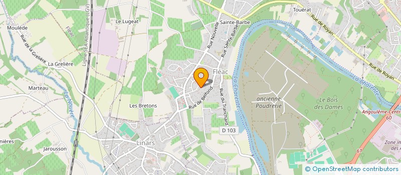 localisation de l'entreprise PHARMACIE DE FLEAC à FLEAC