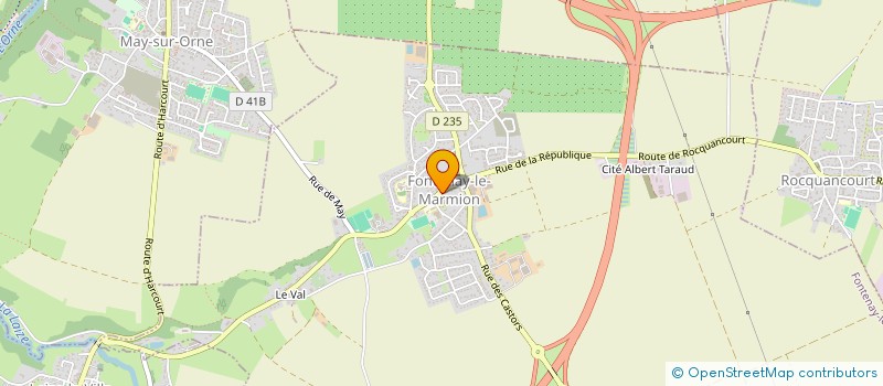 localisation de l'entreprise PHARMACIE DE FONTENAY  FONTENAY-LE-MARMION