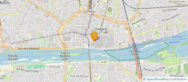 localisation de l'entreprise PHARMACIE DE FRANCE  ORLEANS