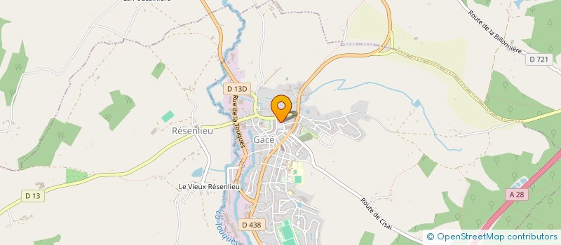 localisation de l'entreprise PHARMACIE DE GACE à GACE