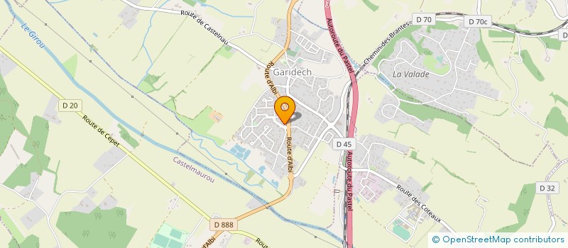 localisation de l'entreprise PHARMACIE DE GARIDECH  GARIDECH