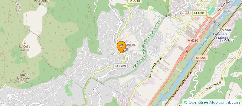 localisation de l'entreprise PHARMACIE DE GATTIERES  GATTIERES