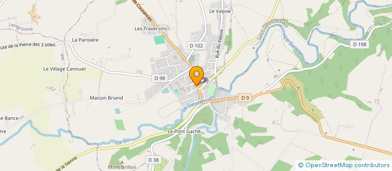 localisation de l'entreprise PHARMACIE DE GAVRAY  GAVRAY-SUR-SIENNE