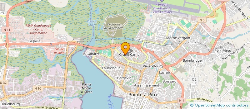 localisation de l'entreprise PHARMACIE DE GRAND CAMP LA ROCADE à LES ABYMES