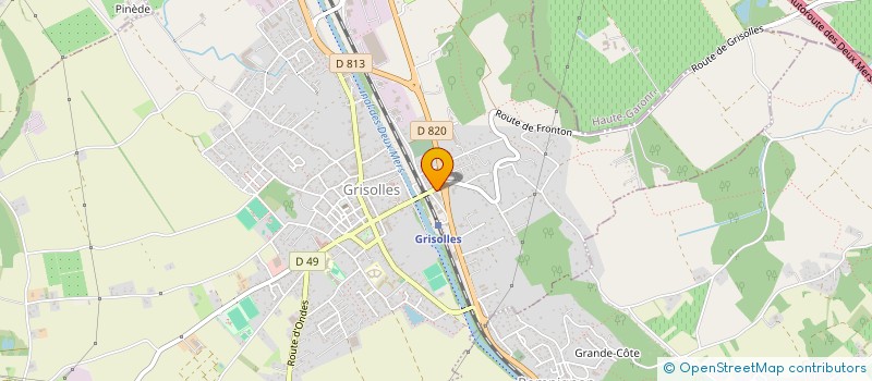 localisation de l'entreprise PHARMACIE DE GRISOLLES  GRISOLLES