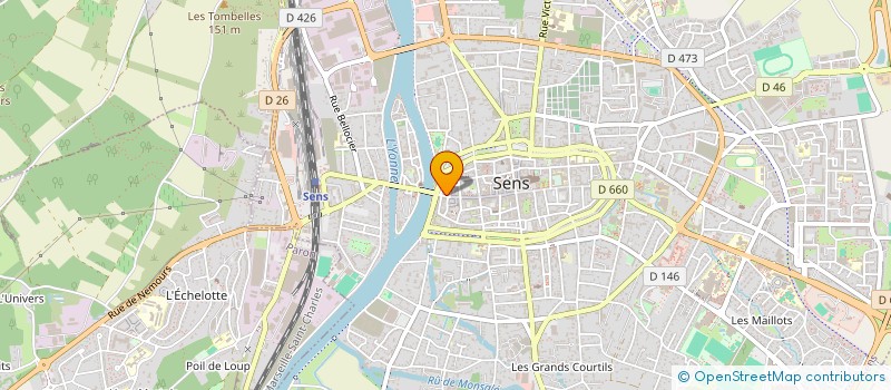 localisation de l'entreprise PHARMACIE DE GRON  GRON