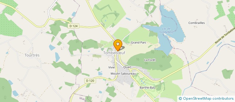 localisation de l'entreprise PHARMACIE DE GUYENNE  TOMBEBUF