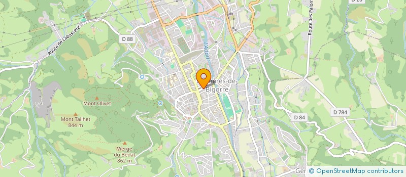localisation de l'entreprise PHARMACIE DE HAUTE-BIGORRE à BAGNERES-DE-BIGORRE