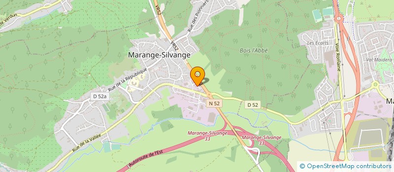 localisation de l'entreprise PHARMACIE DE JAILLY à MARANGE-SILVANGE