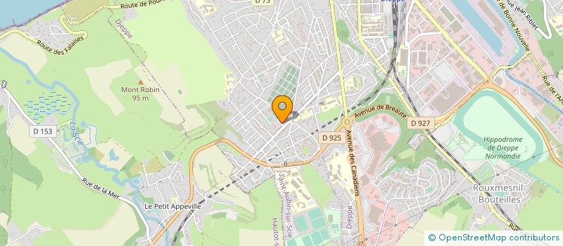 localisation de l'entreprise PHARMACIE DE JANVAL  DIEPPE