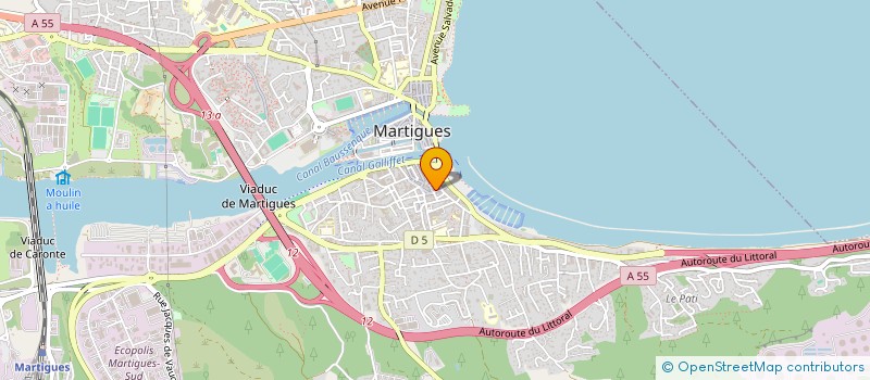localisation de l'entreprise PHARMACIE DE JONQUIERES  MARTIGUES