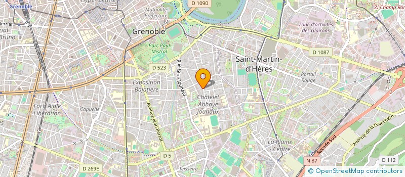 localisation de l'entreprise PHARMACIE DE L'ABBAYE à GRENOBLE