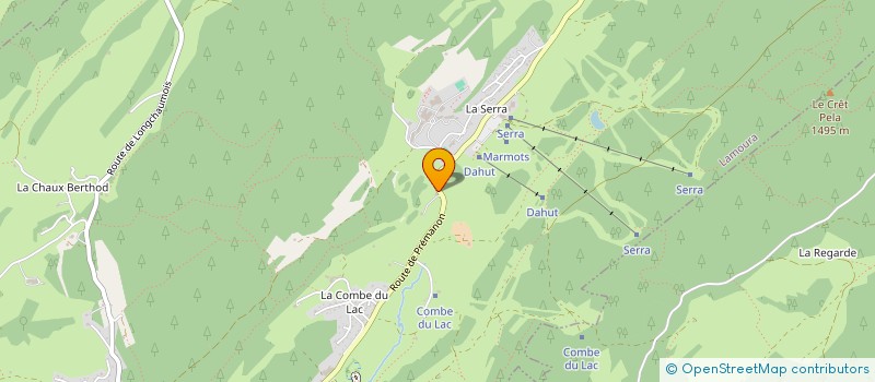 localisation de l'entreprise PHARMACIE DE L'ABBAYE  LES ROUSSES