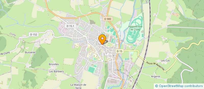 localisation de l'entreprise PHARMACIE DE L'ABBAYE à CLUNY