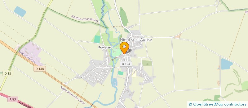 localisation de l'entreprise PHARMACIE DE L'ABBAYE à RIVES-D'AUTISE