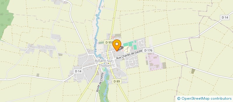 localisation de l'entreprise PHARMACIE DE L'AILLANTAIS à MONTHOLON