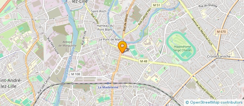 localisation de l'entreprise PHARMACIE DE L'ALLIANCE à MARCQ-EN-BARŒUL