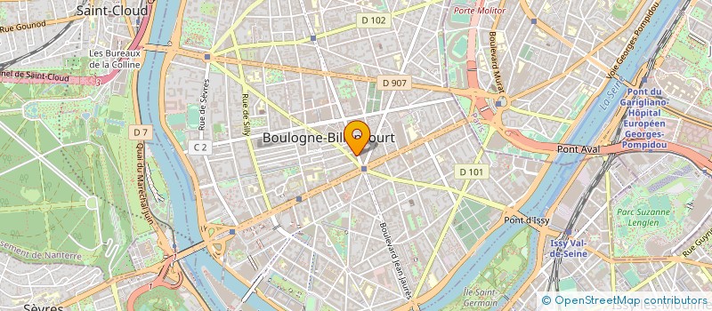 localisation de l'entreprise PHARMACIE DE L'AMICALE à BOULOGNE-BILLANCOURT