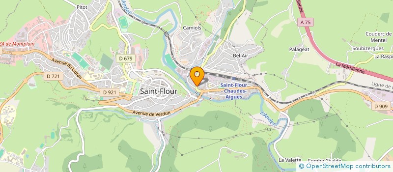 localisation de l'entreprise PHARMACIE DE L'ANDER à SAINT-FLOUR