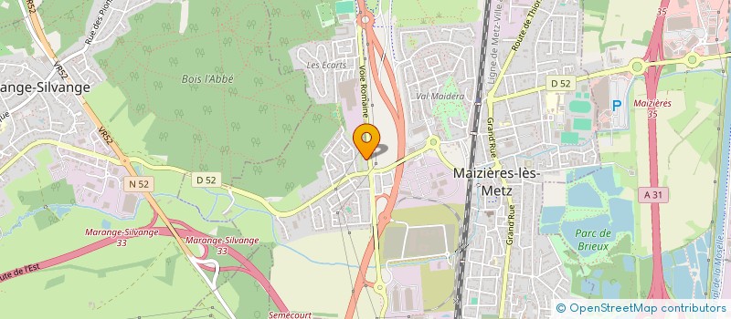 localisation de l'entreprise PHARMACIE DE L'ARC EN CIEL  SEMECOURT