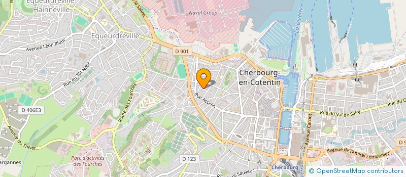 localisation de l'entreprise PHARMACIE DE L'ARCHIPEL à CHERBOURG-EN-COTENTIN
