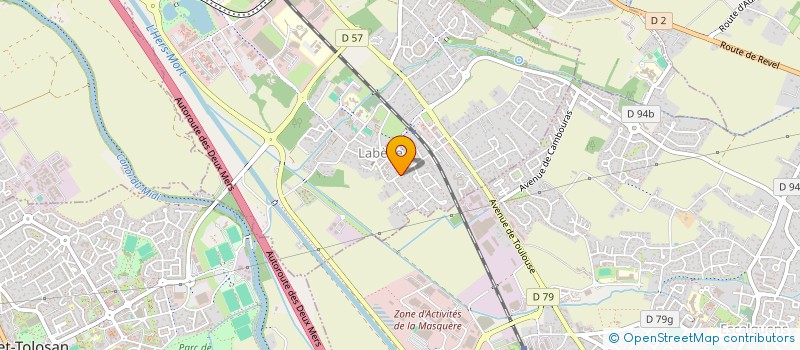 localisation de l'entreprise PHARMACIE DE L'AUTAN  LABEGE