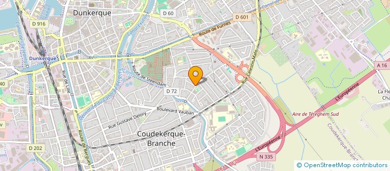 localisation de l'entreprise PHARMACIE DE L'AVENIR  COUDEKERQUE-BRANCHE