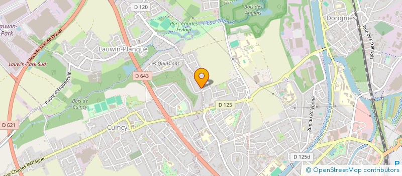 localisation de l'entreprise PHARMACIE DE L'AVENUE  CUINCY