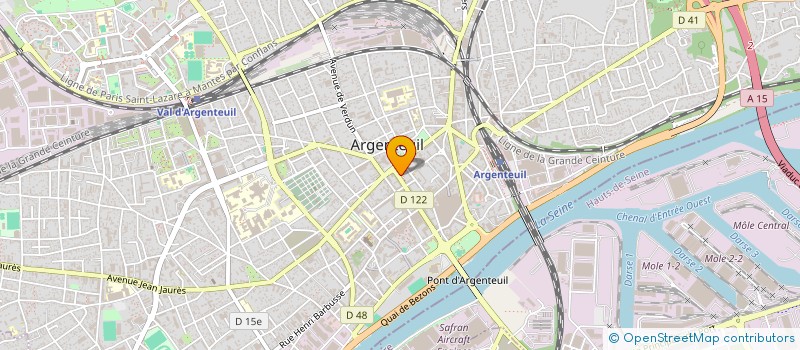 localisation de l'entreprise PHARMACIE DE L'AVENUE  ARGENTEUIL