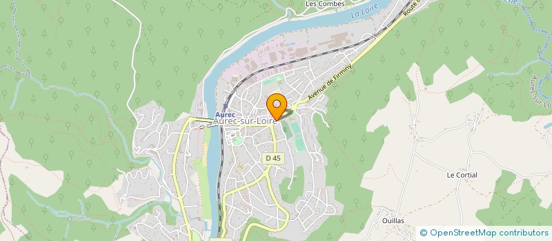 localisation de l'entreprise PHARMACIE DE L'AVENUE  AUREC-SUR-LOIRE