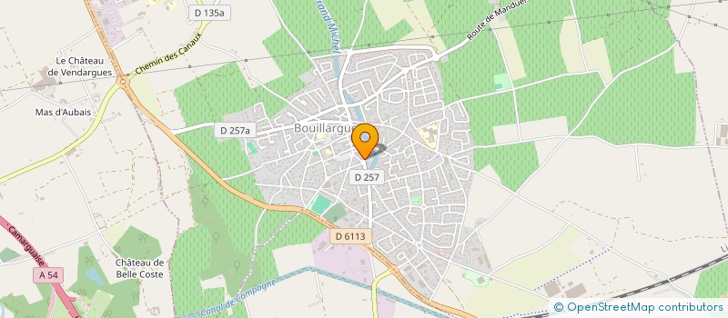 localisation de l'entreprise PHARMACIE DE L'EGLISE  BOUILLARGUES