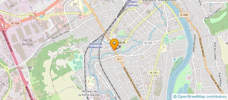 localisation de l'entreprise PHARMACIE DE L'EGLISE à CORBEIL-ESSONNES